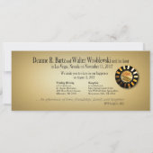 Invitation Réception à Las Vegas (contactez-moi pour personna (Dos)