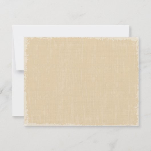 Invitation Réception affligée rustique (Dos)