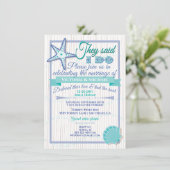 Invitation Réception après mariage (Debout devant)