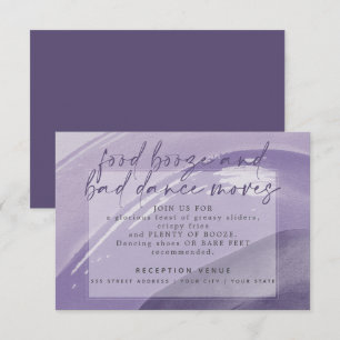 Invitation Réception aquarelle pluma edgey