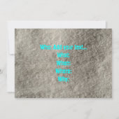 Invitation Réception au bord de la piscine (Dos)