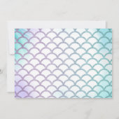 Invitation Réception au bord de la piscine d'invitation (Dos)