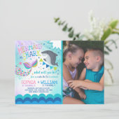 Invitation Réception au bord de la piscine d'invitation (Debout devant)