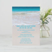 Invitation Réception au bord de l'eau uniquement (Debout devant)