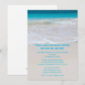 Invitation Réception au bord de l'eau uniquement (Devant / Derrière)