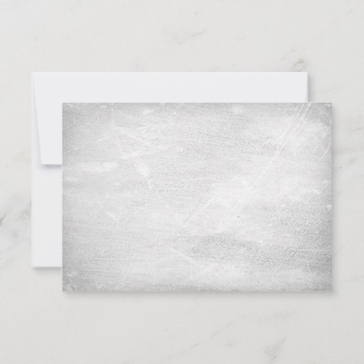 Invitation Réception blanche florale de dentelle d'hortensia (Dos)