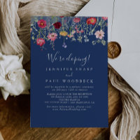 Réception Boho Multicolor Fleur sauvage Elopement