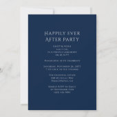 Invitation Réception céleste pour un bonheur éternel (Dos)