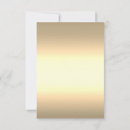 Invitation Réception Chic Rose Roses Gold Frame (Dos)