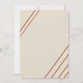 Invitation Réception Classique Et Élégante Et Sophistiquée (Dos)