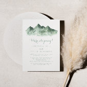 Invitation Réception d'aménagement de Green Mountain Country