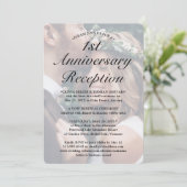 Invitation Réception d'anniversaire de mariage de 2 ans avec  (Debout devant)