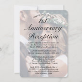 Invitation Réception d'anniversaire de mariage de 2 ans avec  (Devant)