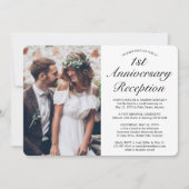 Invitation Réception d'anniversaire de mariage de TOUTE ANNÉE (Devant)