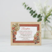 Invitation Réception d'art en cuir et daim (Debout devant)