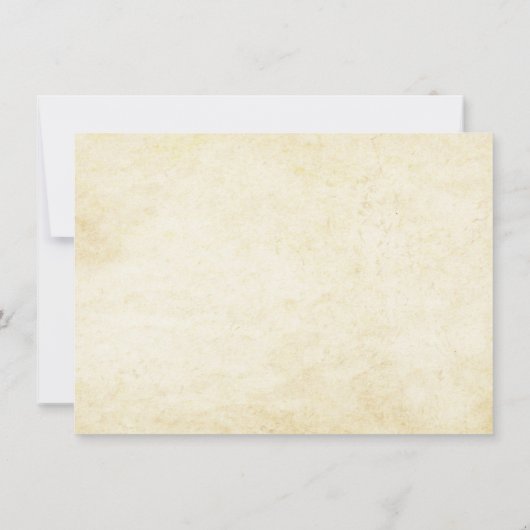 Invitation réception de billet vintage (Dos)