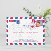 Invitation Réception de courrier aérien des États-Unis et du  (Debout devant)