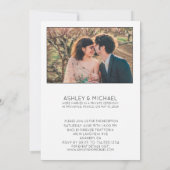 Invitation Réception de fête "Happily Ever After" seult 2 ph (Dos)