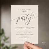 Invitation Réception de fête moderne Boho pour un bonheur éte