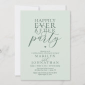 Invitation Réception de fête moderne minimale pour un bonheur (Devant)