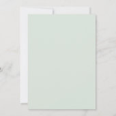 Invitation Réception de fête moderne minimale pour un bonheur (Dos)