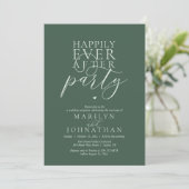 Invitation Réception de fête moderne minimale pour un heureux (Debout devant)