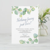 Invitation Réception de fuite Rien de fantaisiste Juste de l' (Debout devant)