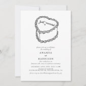 Invitation Réception De Gâteau De Mariage Marié Uniquement (Devant)