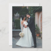 Invitation Réception De Gâteau De Mariage Marié Uniquement (Dos)