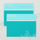 Invitation Réception de l'Bat mitzvah Marielle Shimmer (Devant / Derrière)