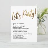 Invitation Réception de l'écriture manuscrite de Celebration  (Debout devant)