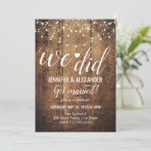 Invitation Réception de mariage (Debout devant)