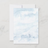 Invitation Réception de mariage à la forêt, Lumière de guirla (Dos)