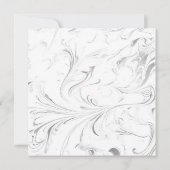 Invitation Réception de mariage animal sauvage (Dos)