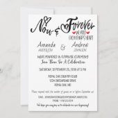 Invitation Réception de mariage après fête (Devant)