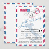 Invitation Réception de mariage après la poste de Malcesine I (Devant / Derrière)