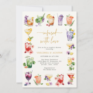 Invitation Réception de mariage avec cocktail