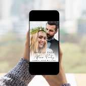 Invitation Réception de mariage avec photo de style moderne