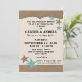 Invitation Réception de mariage BBQ Western (Debout devant)