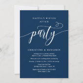 Invitation Réception de mariage bohème moderne pour un bonheu (Devant)