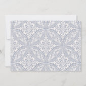 Invitation Réception de mariage Boho Medallion uniquement (Dos)