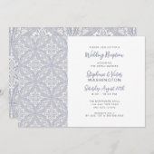 Invitation Réception de mariage Boho Medallion uniquement (Devant / Derrière)