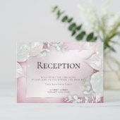 Invitation RÉCEPTION DE MARIAGE | Carton d'invitation Burgund (Debout devant)