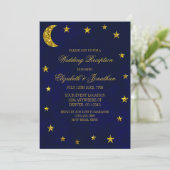 Invitation Réception de mariage céleste dans le ciel (Debout devant)