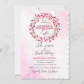 Invitation Réception de mariage dans la forêt tropicale de Bo (Devant)