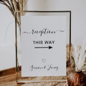 Invitation Réception De Mariage De Cette Façon Signer Modèle,