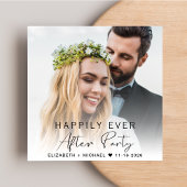 Invitation Réception De Mariage De Crème Photo Moderne