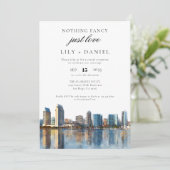Invitation Réception de mariage de fugue à San Diego (Debout devant)