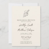 Invitation Réception de Mariage de plage moderne Shell Ocean (Devant)