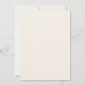 Invitation Réception de Mariage de plage moderne Shell Ocean (Dos)